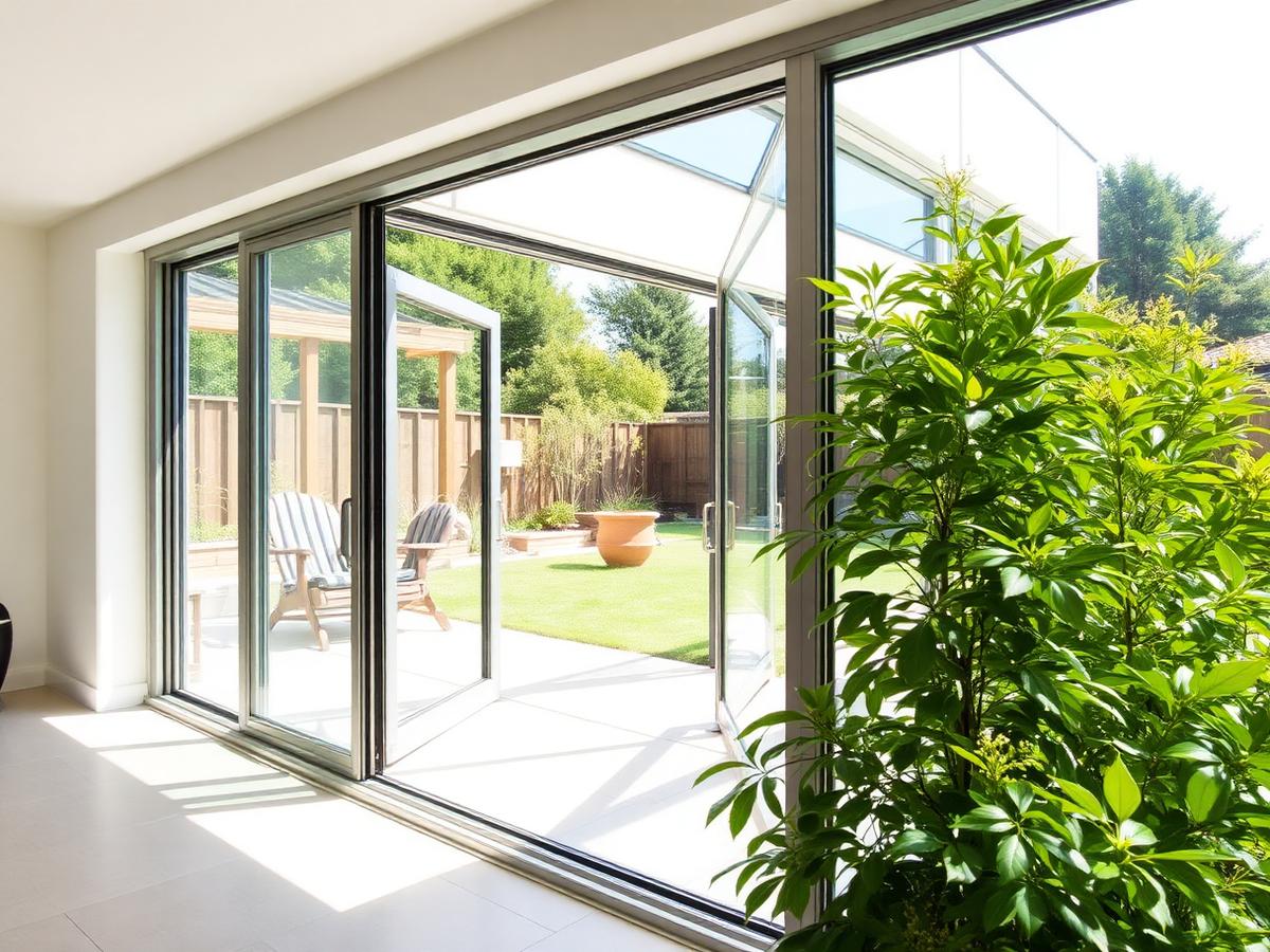 Bifold Doors aluminium and glass work