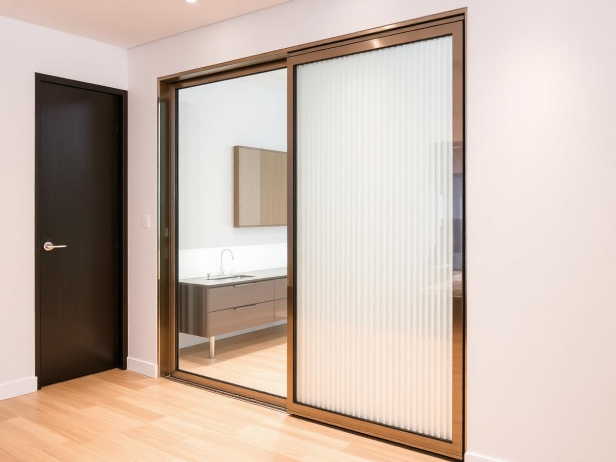 Pocket Doors aluminium and glass work