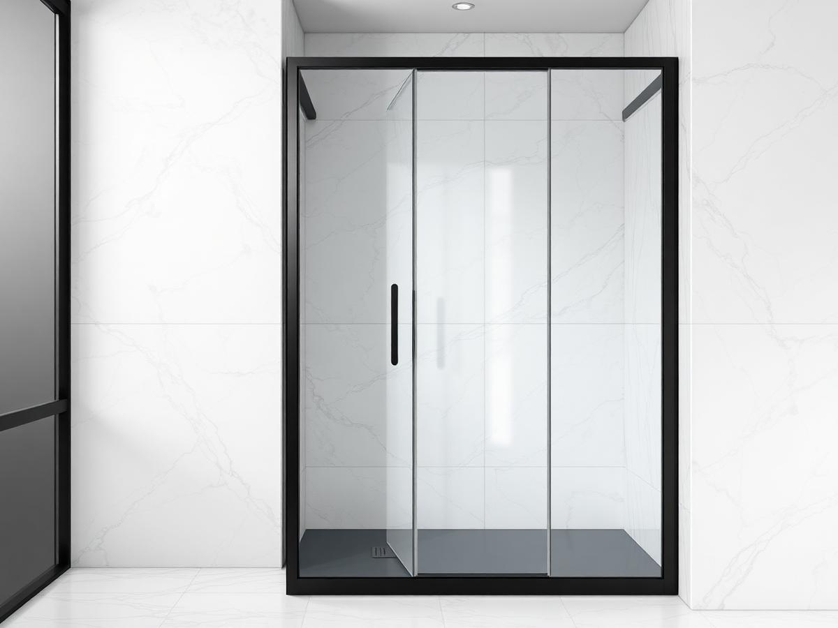 Shower Cabin aluminium and glass work